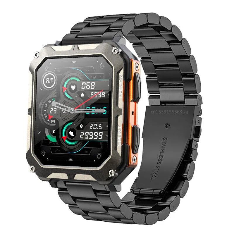 C20 Pro Sports Smartwatch – Music, Health Monitor & Bluetooth Calls