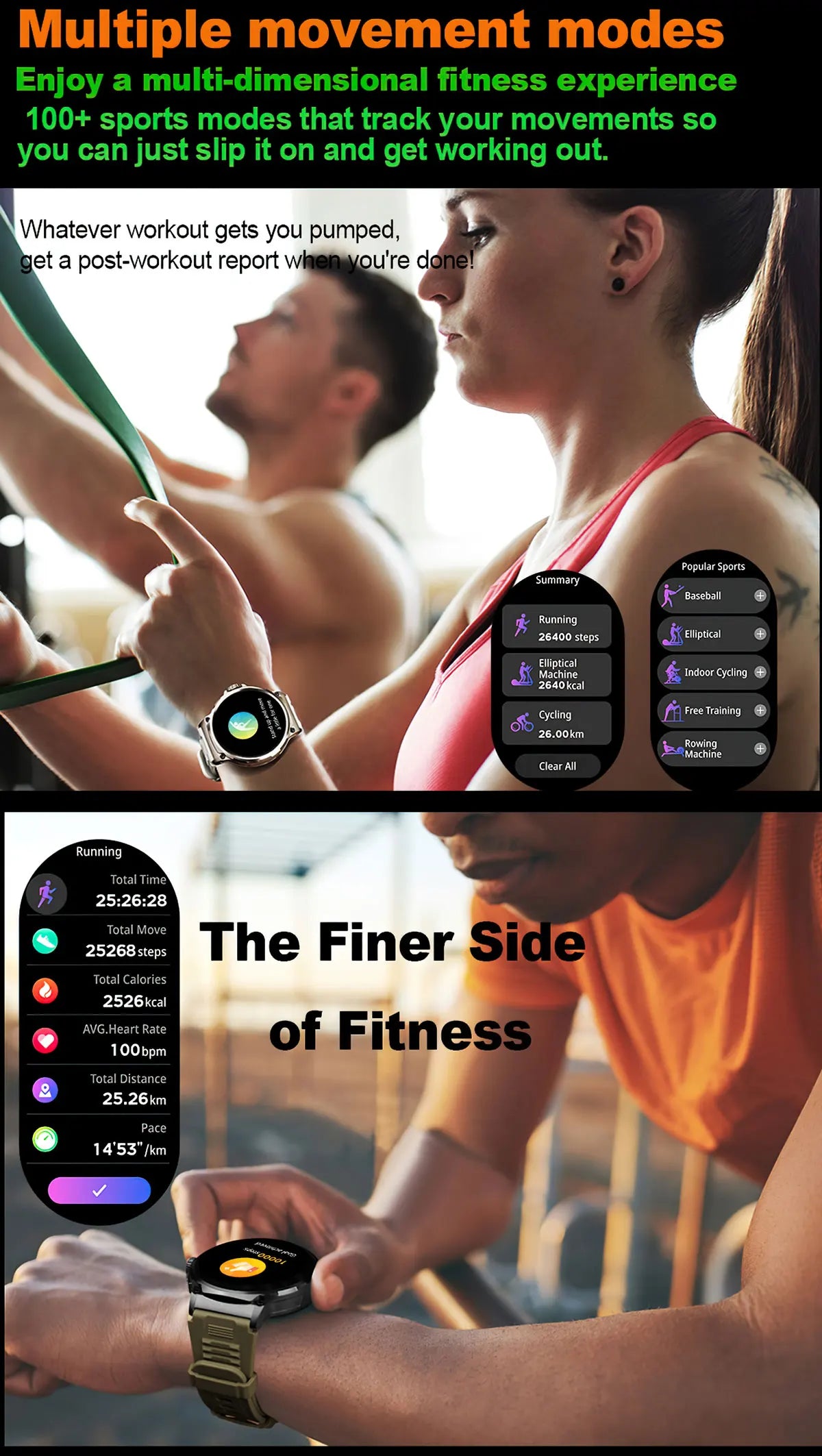 New 1.85" Ultra HD Smartwatch – GPS Tracking & Bluetooth Calls