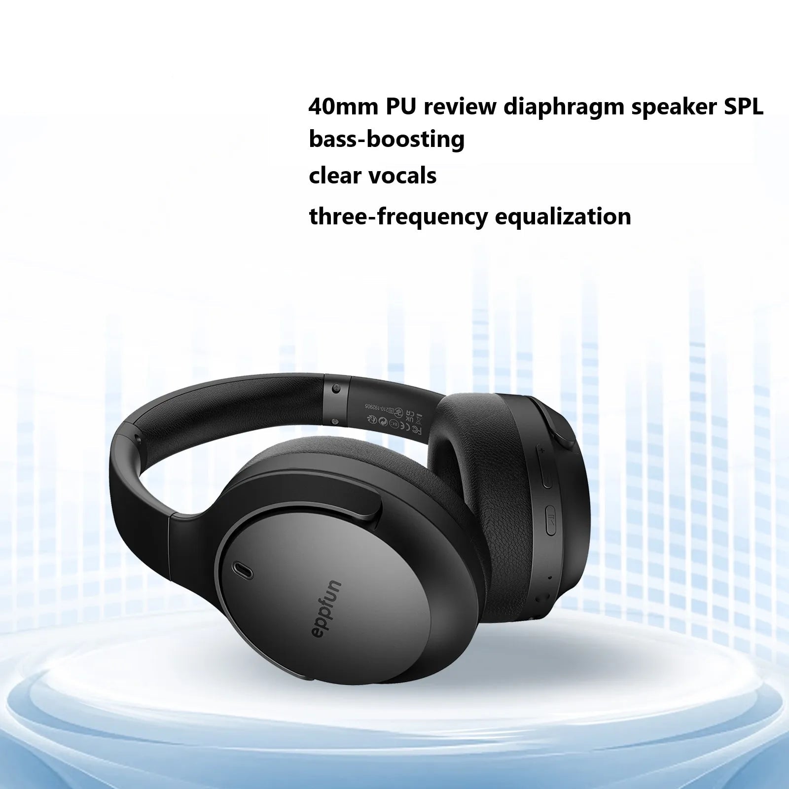 eppfun Over-Ear Headphones – AptX Sound with Auracast