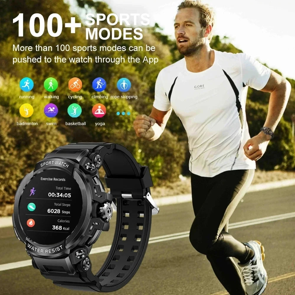 T90 Smart Watch – Bluetooth Call, GPS, 120+ Sports Modes, 600mAh Battery