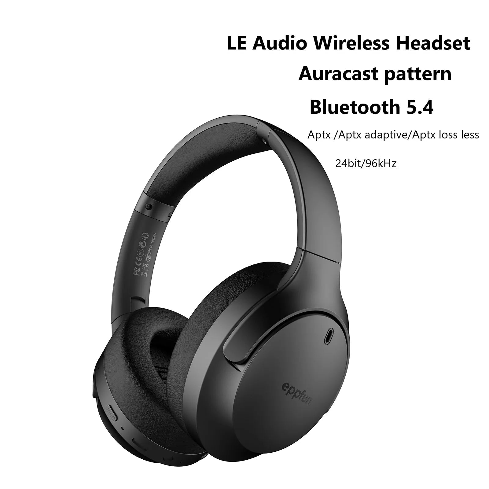 eppfun Over-Ear Headphones – AptX Sound with Auracast