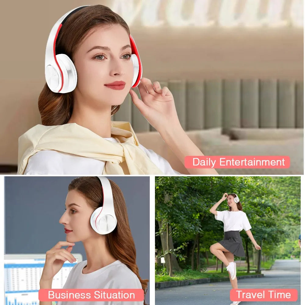 Bluetooth Sports Headphones – Stereo Sound & Foldable Design
