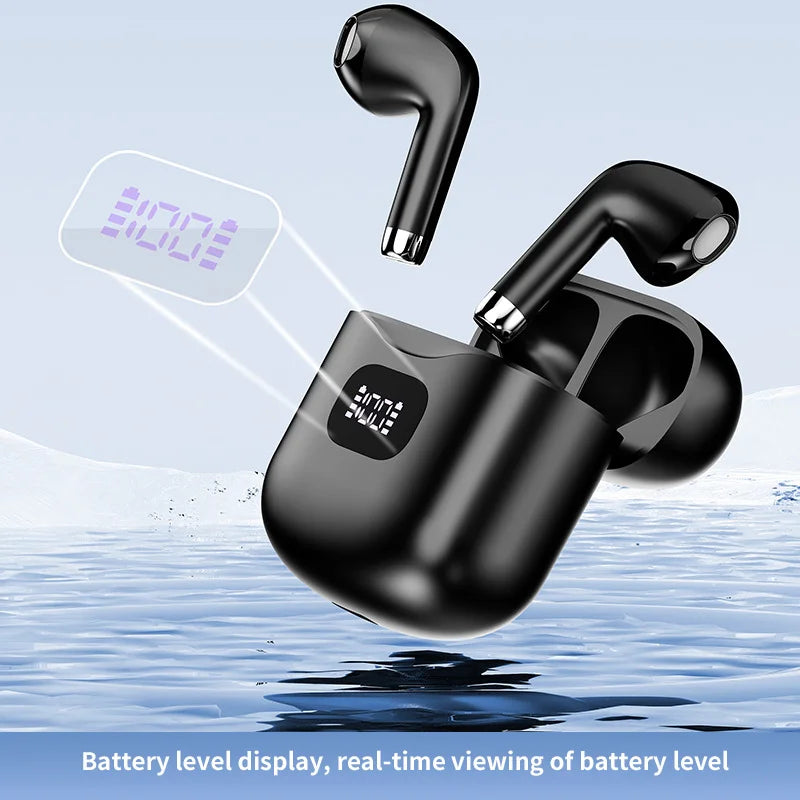 Feather-Light Bluetooth Earphone – Power Display, HiFi Sound, Long Battery Life