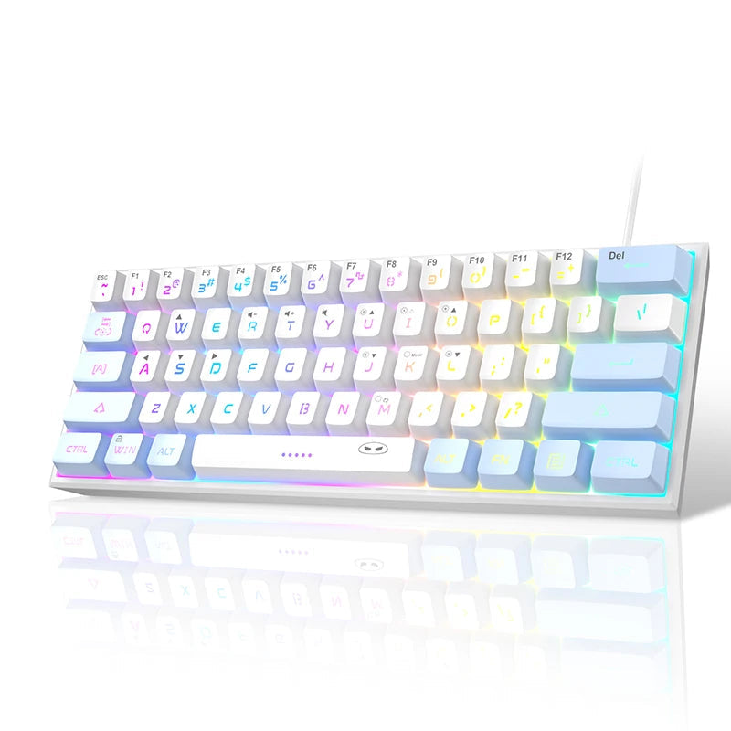 MageGee Mini 60% Gaming Keyboard – RGB Backlit, Ergonomic, Waterproof