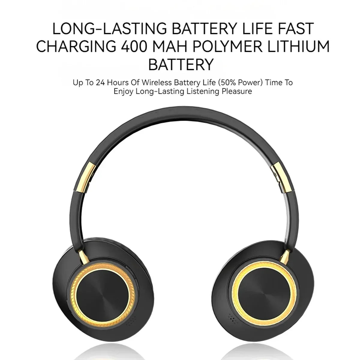 Foldable Bluetooth Sports Headset – Bass Sound, TF Card, Unique Design