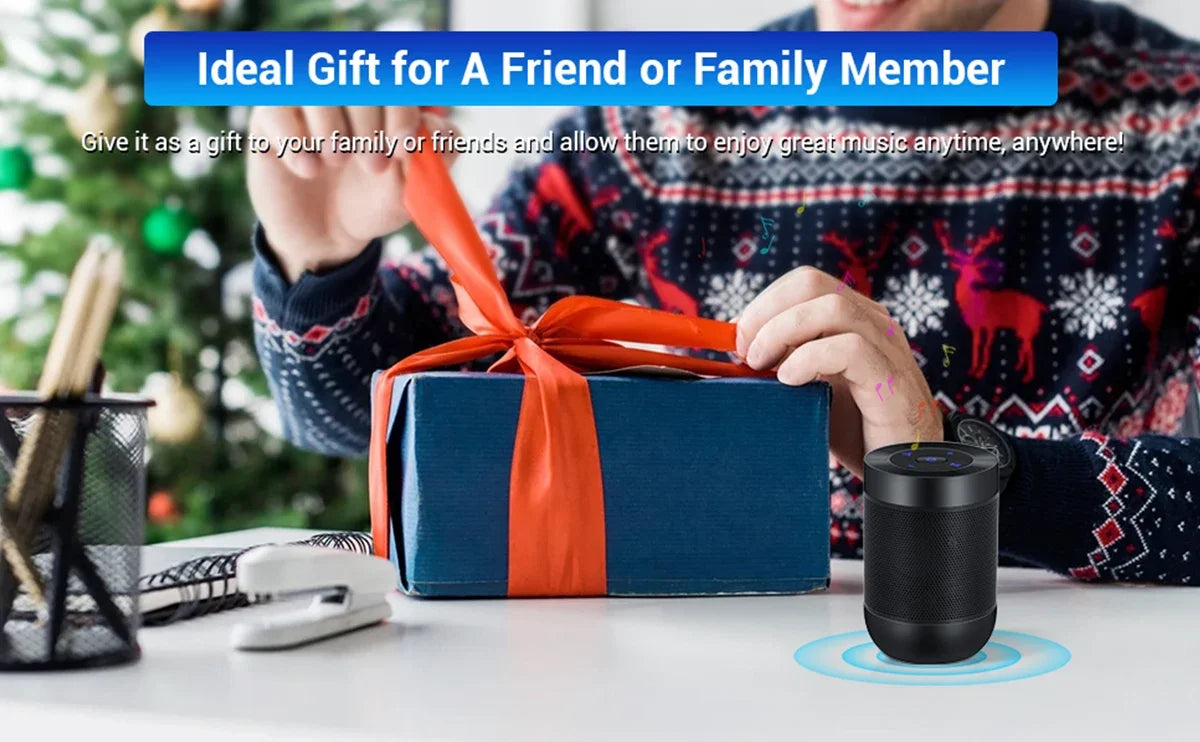 Mini Bluetooth 5.3 Speaker – IP65 Waterproof, HD Sound, TF Card Support