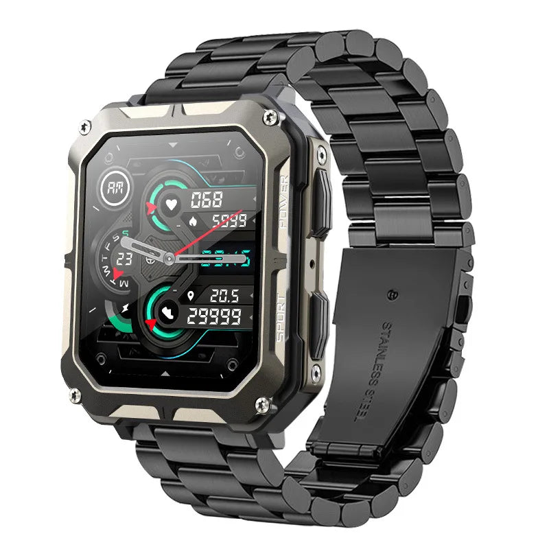 C20 Pro Sports Smartwatch – Music, Health Monitor & Bluetooth Calls