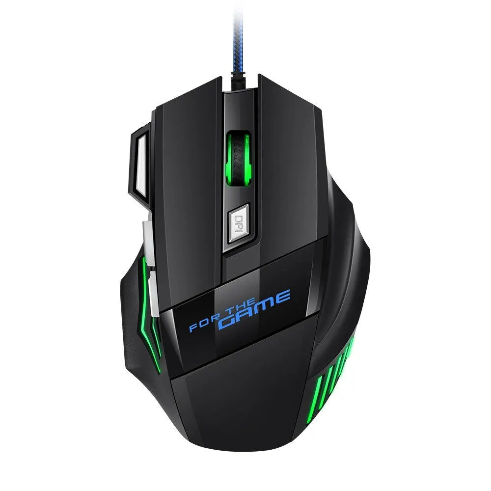 RGB Gaming Mouse – 7D Precision Wired Mouse for Laptop & PC Gamers