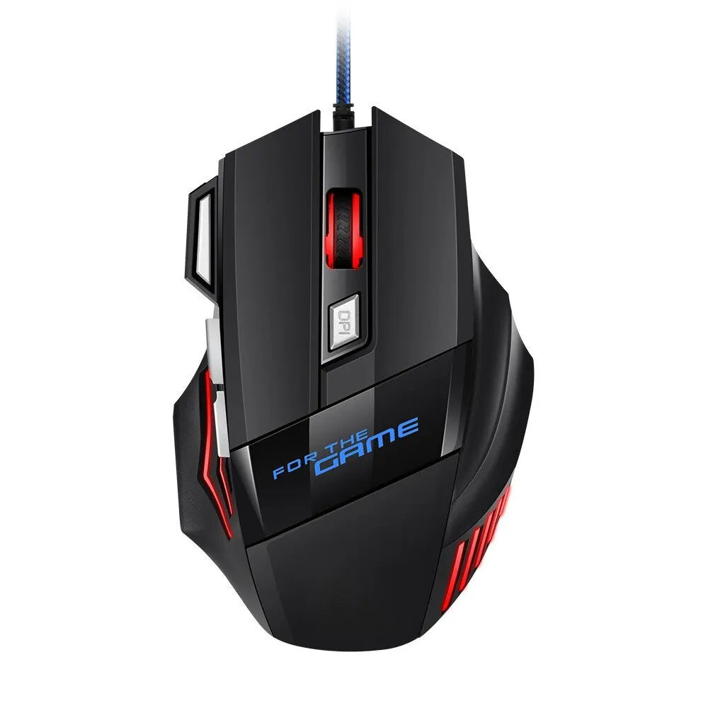 RGB Gaming Mouse – 7D Precision Wired Mouse for Laptop & PC Gamers