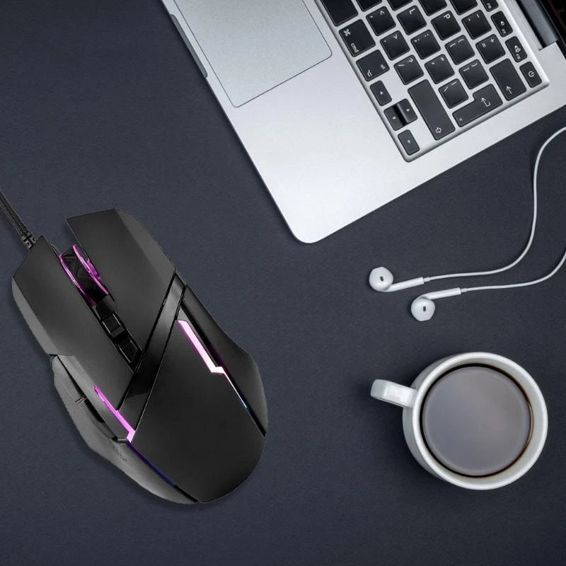 A3PD RGB Gaming Mouse Three Gears DPI Adjustable with Colorful Breathing Light