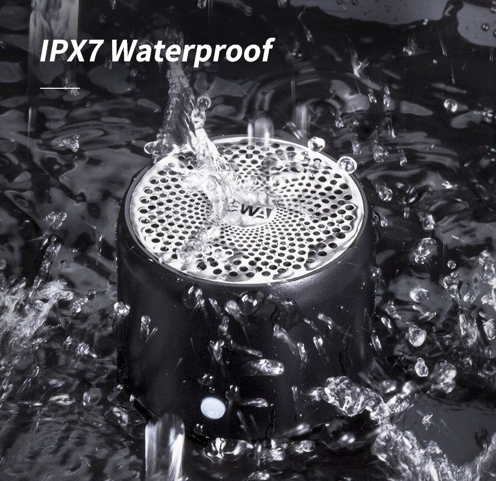 A106 Pro Mini Bluetooth Speaker – Bass Boost, IPX7 Waterproof, with Case