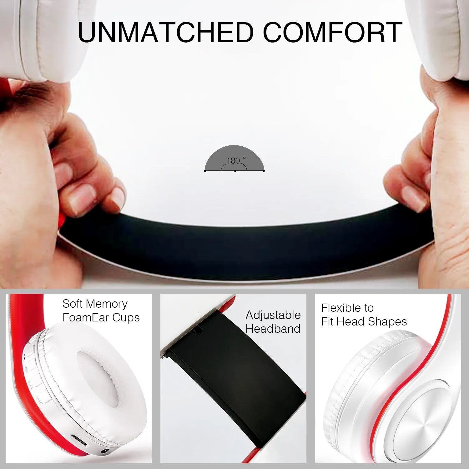 Bluetooth Sports Headphones – Stereo Sound & Foldable Design