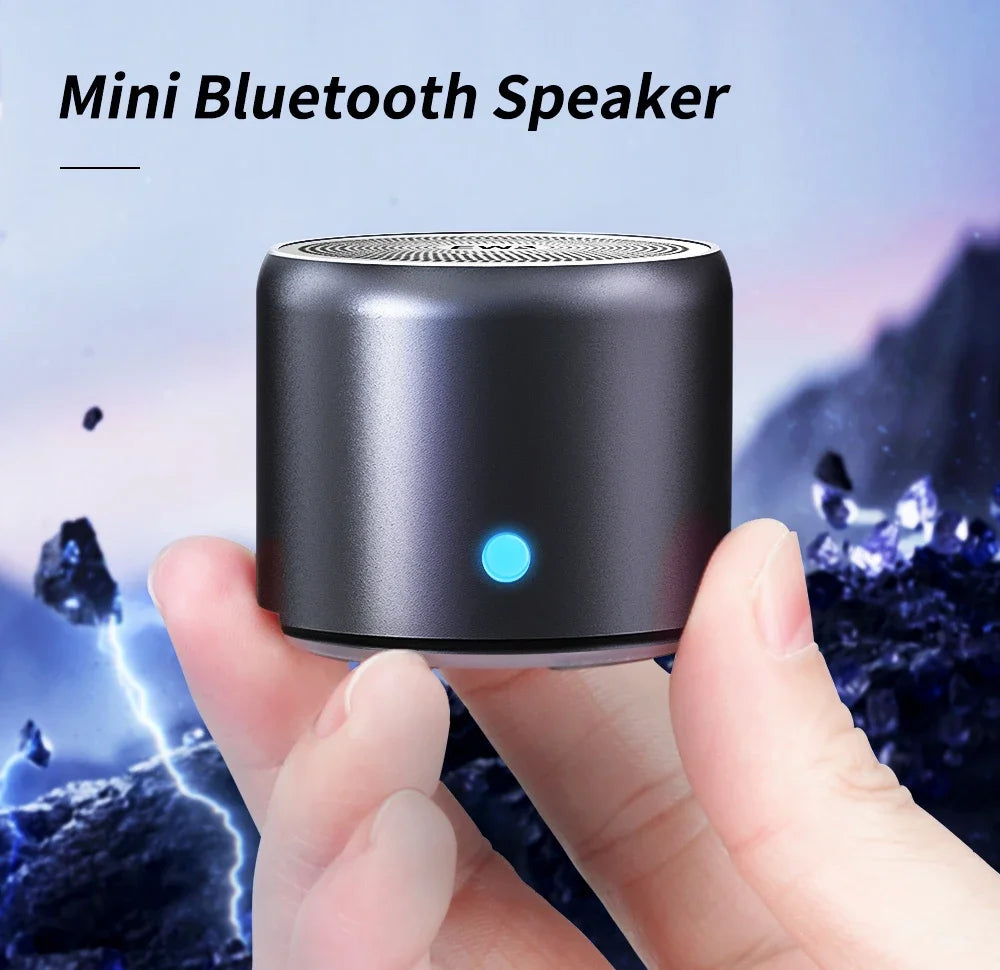 A106 Pro Mini Bluetooth Speaker – Bass Boost, IPX7 Waterproof, with Case