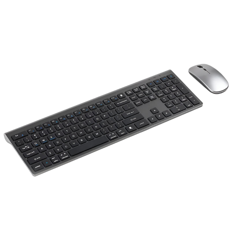 Bluetooth 3-Mode Wireless Keyboard & Mouse Combo – Rechargeable & Multi-Device
