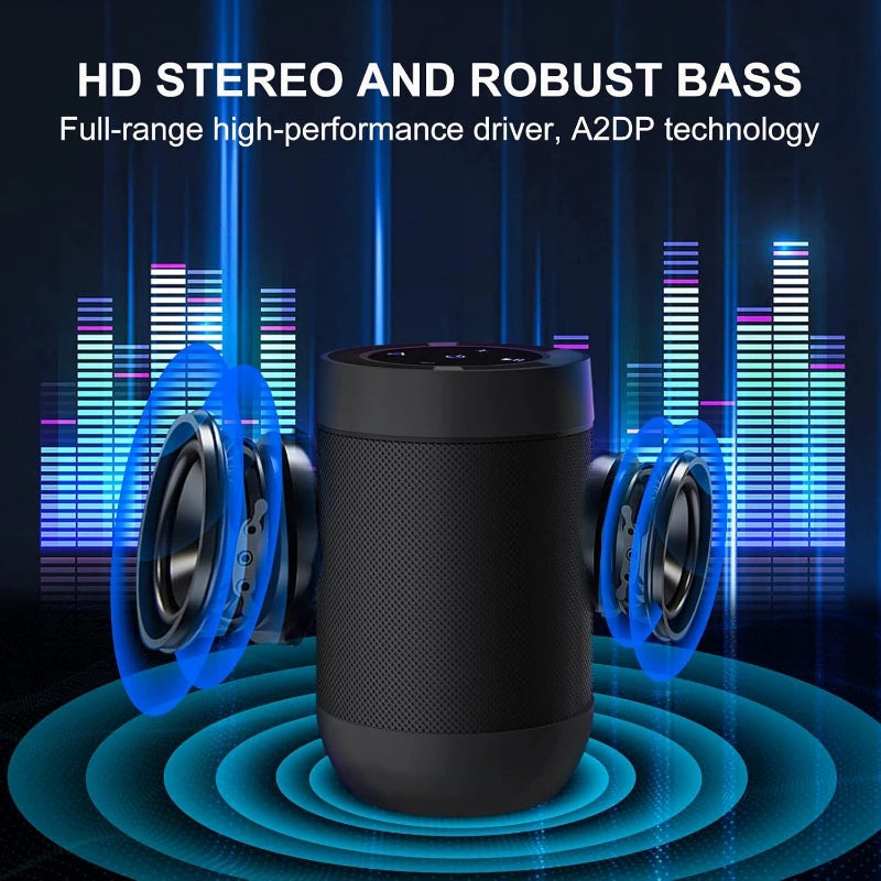 Mini Bluetooth 5.3 Speaker – IP65 Waterproof, HD Sound, TF Card Support
