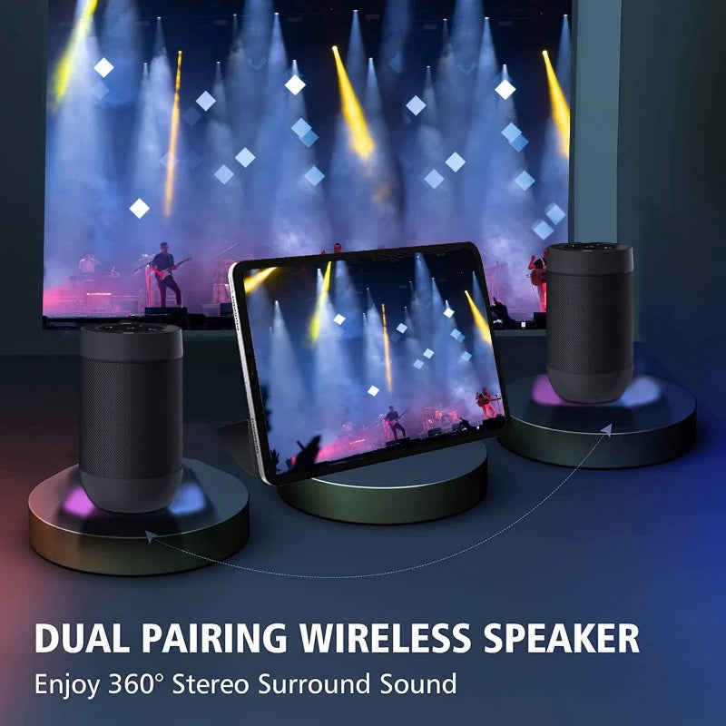 Mini Bluetooth 5.3 Speaker – IP65 Waterproof, HD Sound, TF Card Support