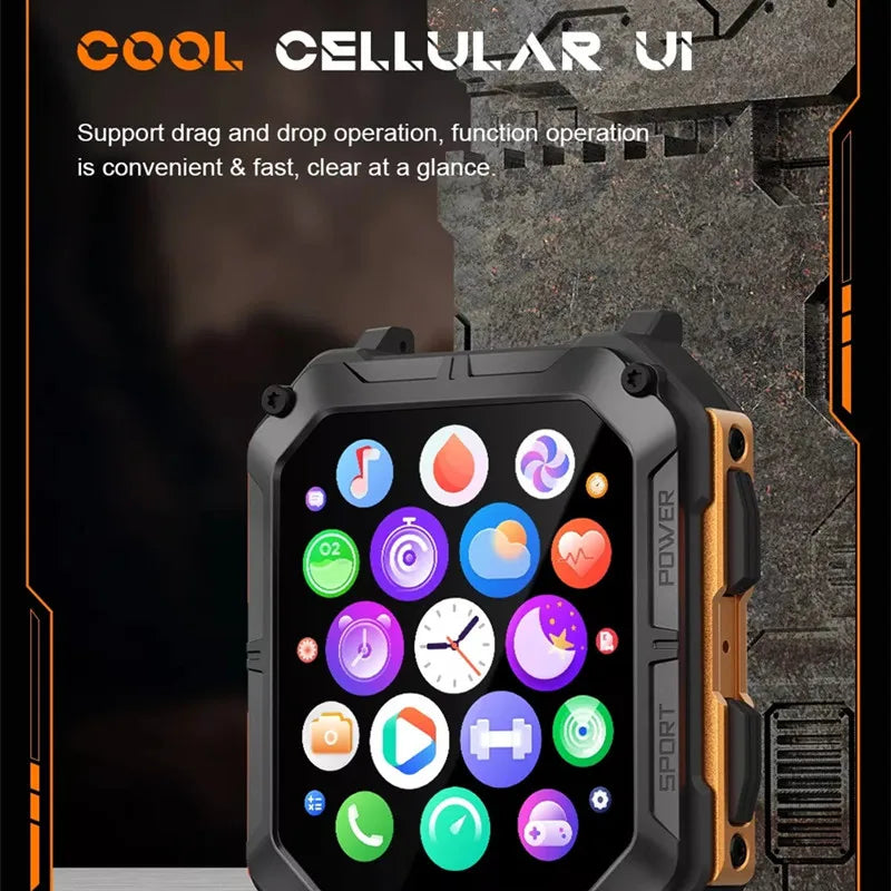C20 Pro Sports Smartwatch – Music, Health Monitor & Bluetooth Calls