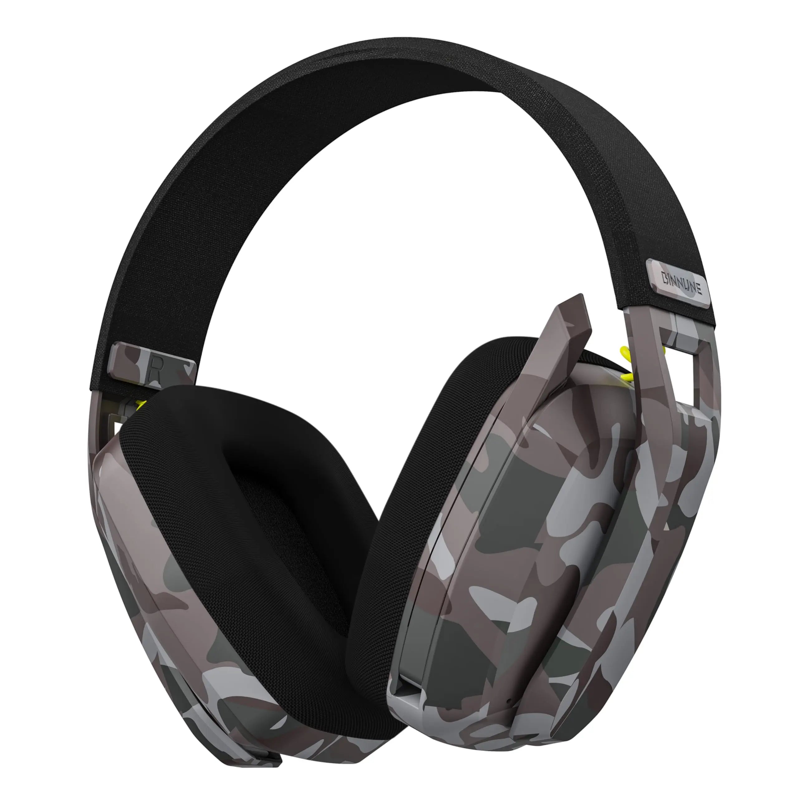 BINNUNE Wireless Gaming Headset – Bluetooth + 2.4GHz with Mic