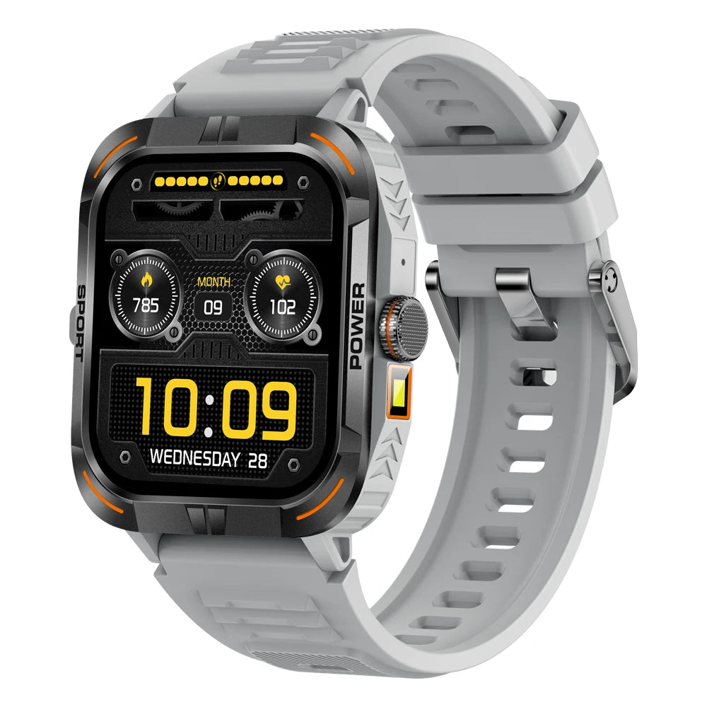 AMOLED Outdoor Smartwatch | Compass, Flashlight & Bluetooth Calling