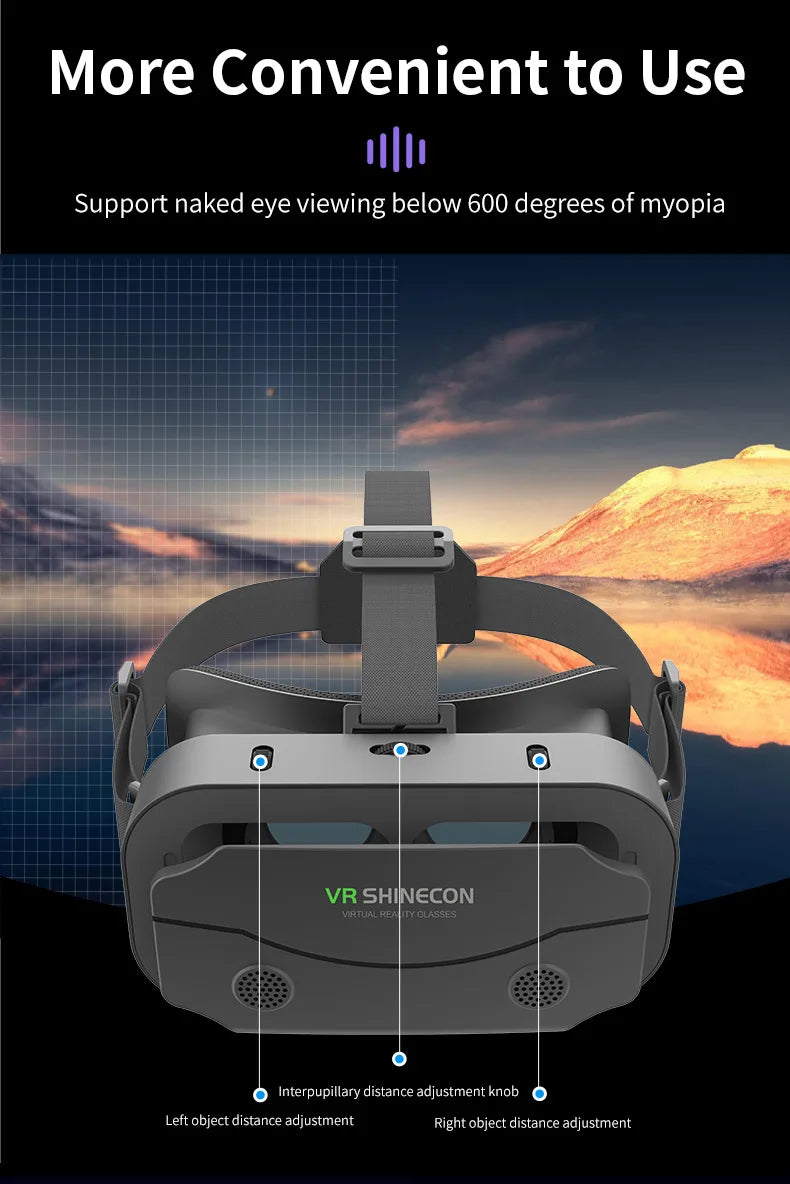 Shinecon Viar 3D VR Glasses – Immersive Virtual Reality