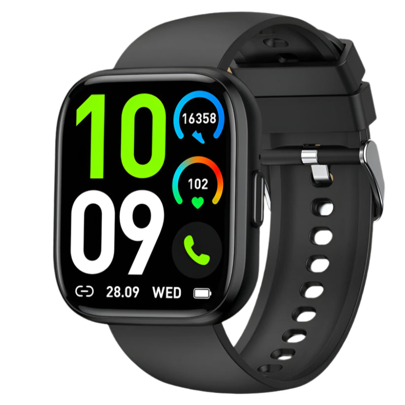 IUTECH P114 Smart Watch – 1.85" Display, Bluetooth Call, Waterproof for Men & Women
