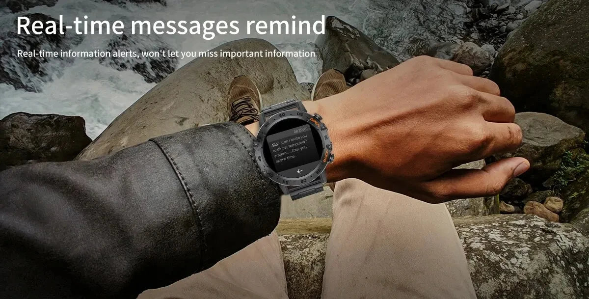 Smartwatch  2025 – AMOLED Screen with ECG & PPG
