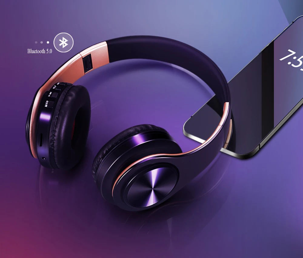 Bluetooth Sports Headphones – Stereo Sound & Foldable Design
