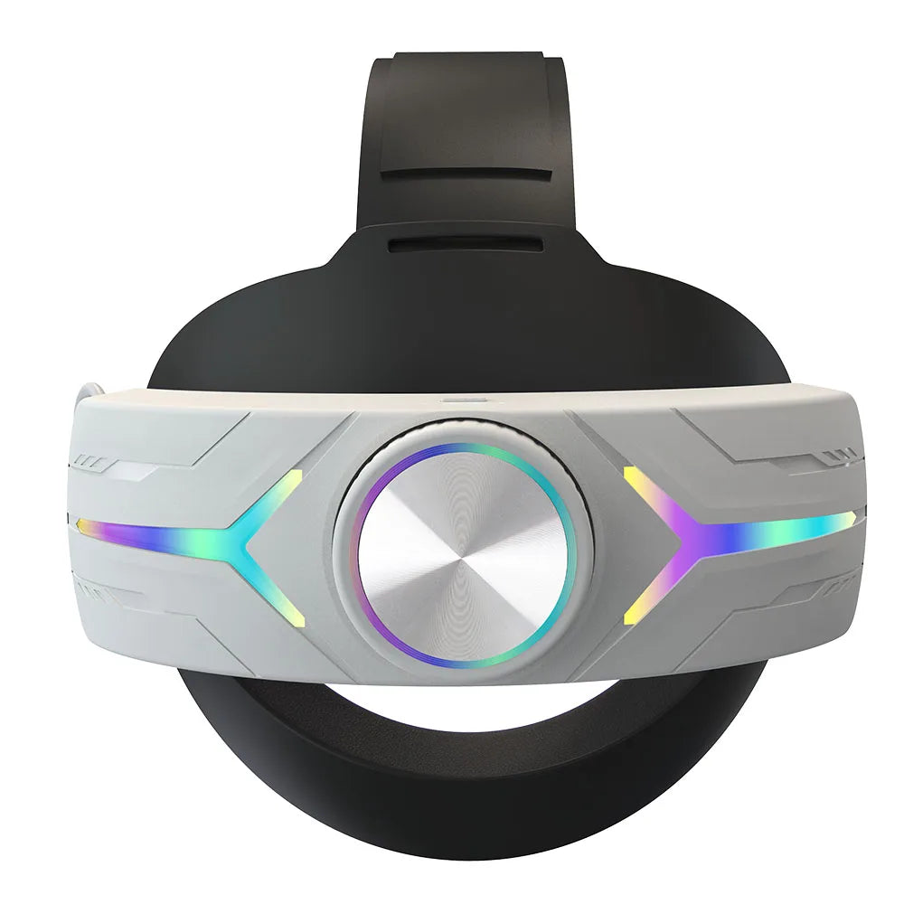 Adjustable RGB VR Head Strap with Rechargeable Battery – Comfort & Performance for VR Headsets