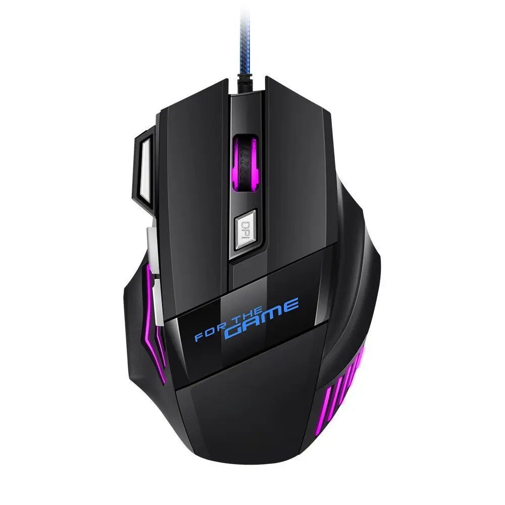 RGB Gaming Mouse – 7D Precision Wired Mouse for Laptop & PC Gamers