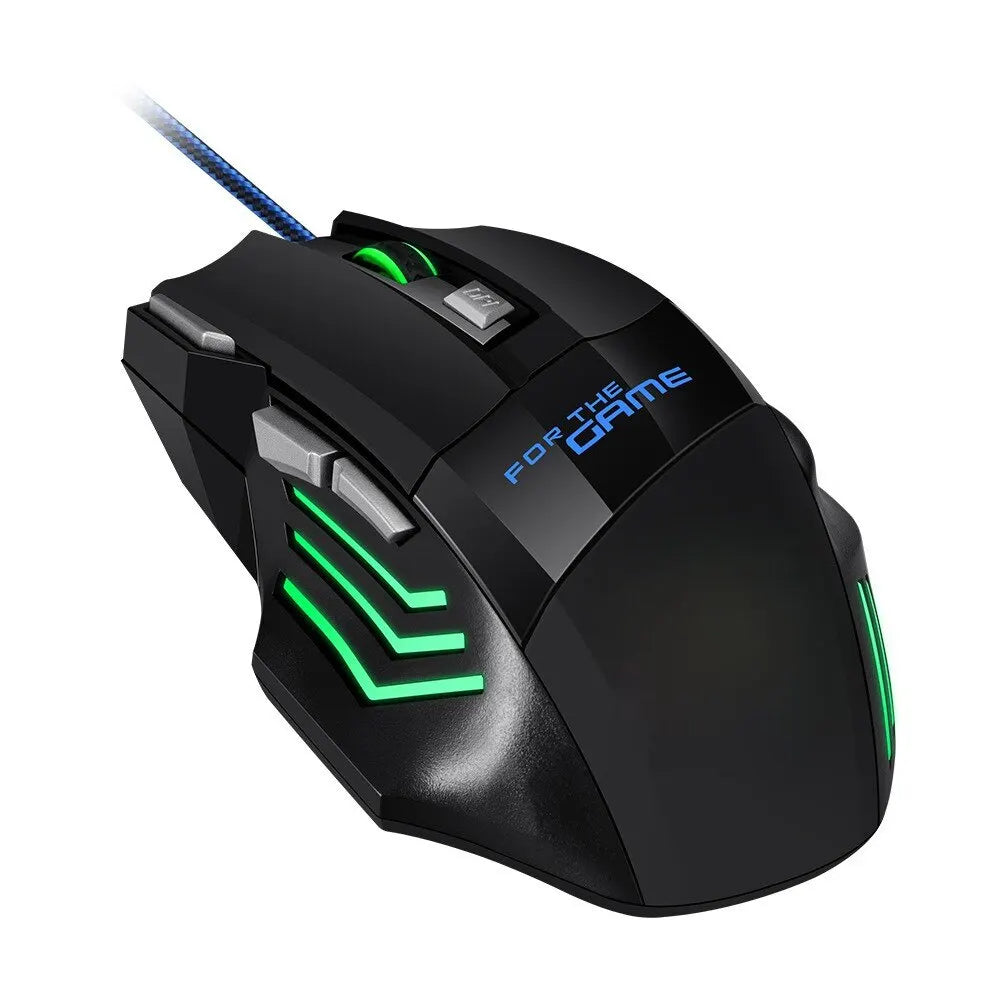 RGB Gaming Mouse – 7D Precision Wired Mouse for Laptop & PC Gamers