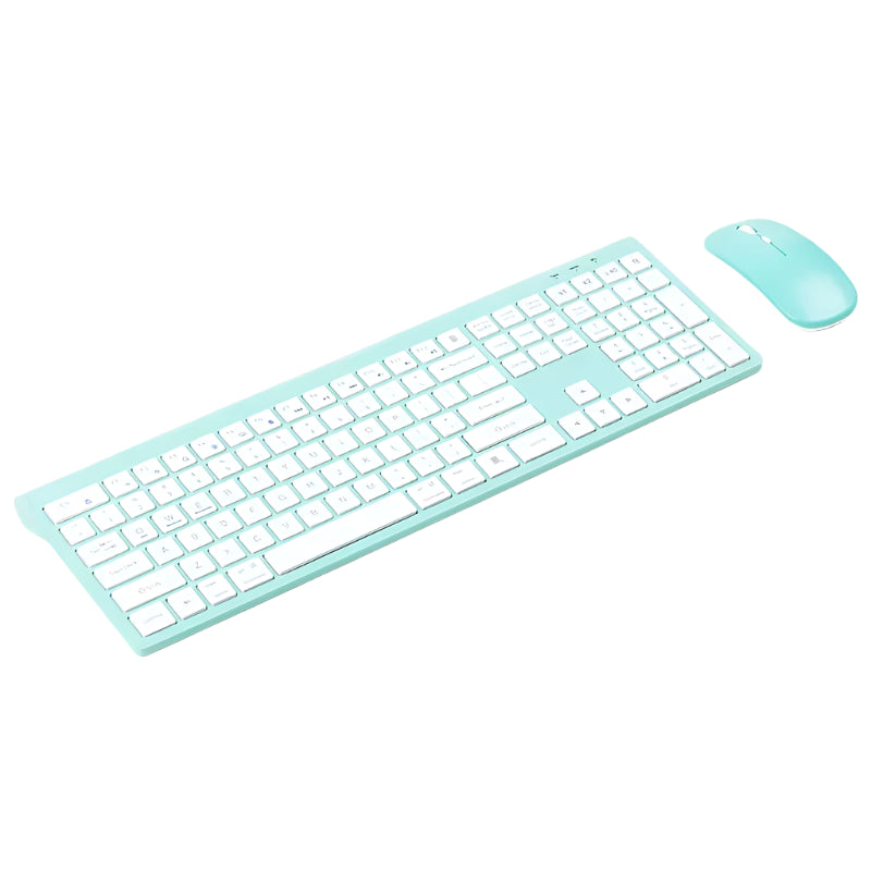Bluetooth 3-Mode Wireless Keyboard & Mouse Combo – Rechargeable & Multi-Device