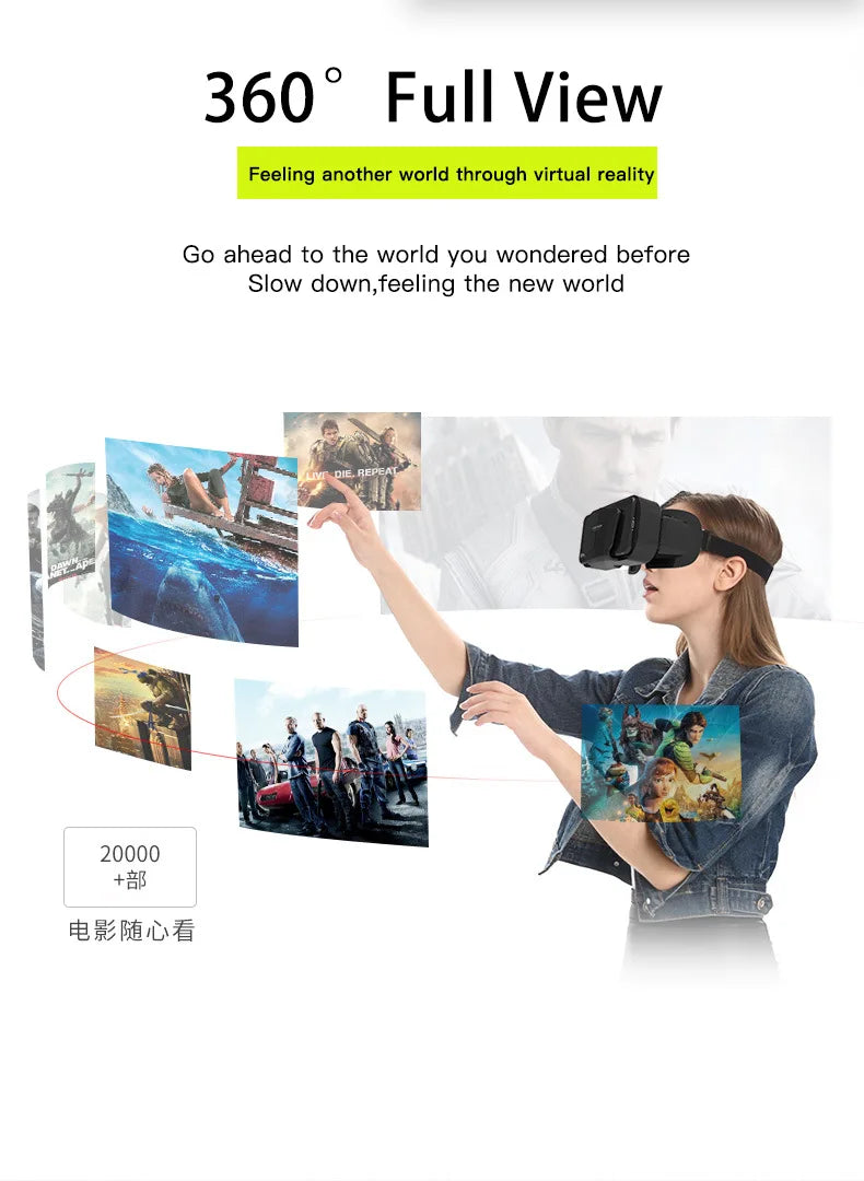 Shinecon Viar 3D VR Glasses – Immersive Virtual Reality