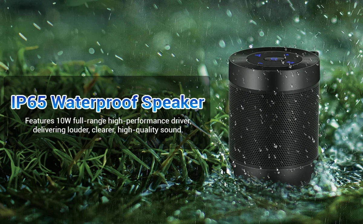 Mini Bluetooth 5.3 Speaker – IP65 Waterproof, HD Sound, TF Card Support