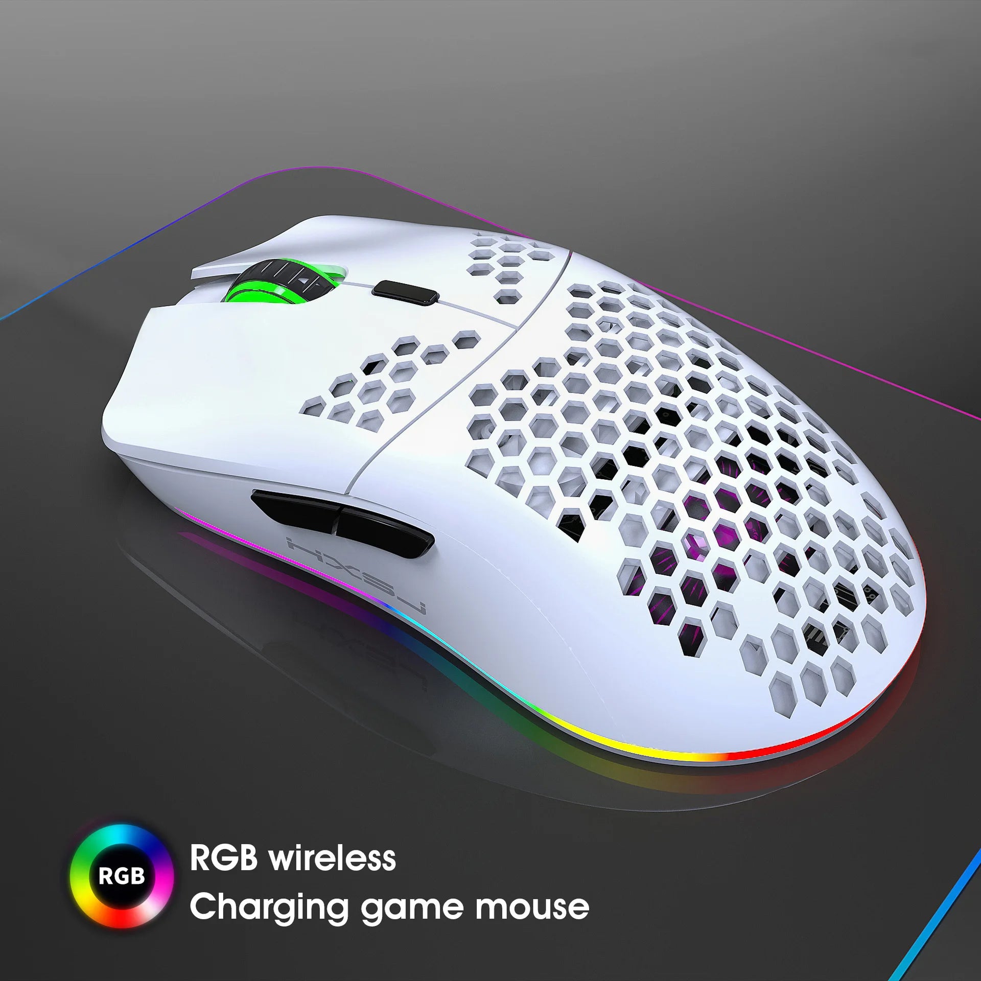 6400DPI Gaming Mouse – 6 Buttons, Macro Programming & RGB Lighting