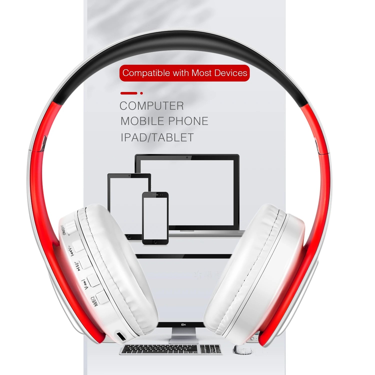 Bluetooth Sports Headphones – Stereo Sound & Foldable Design